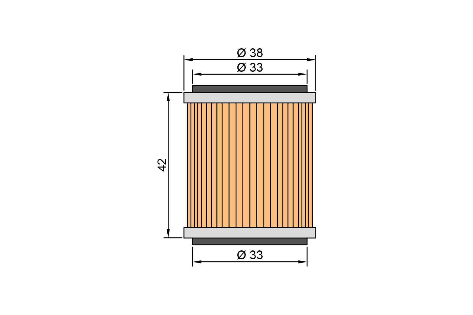 Filtro de aceite Yamaha YZF/WR/FX/ 250-450