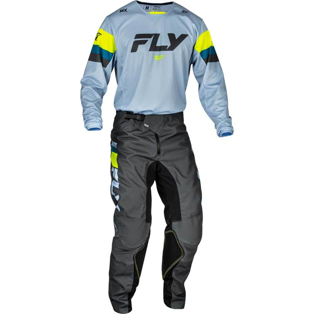 Pantalón FLY RACING KINETIC PRIX ICE GREY/CHARCOAL/HI-VIS