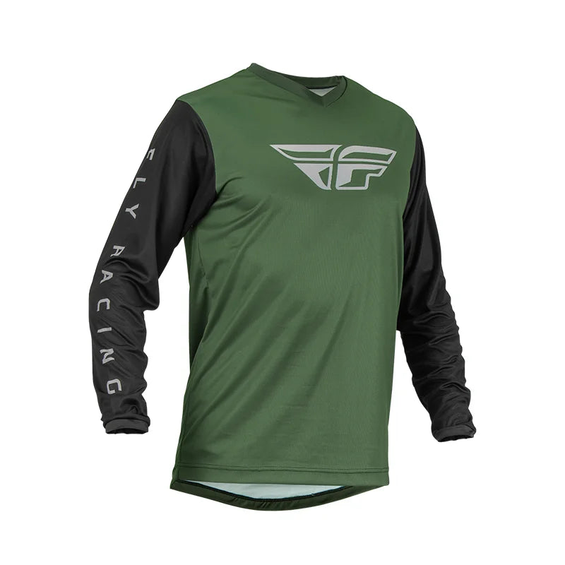 Polera FLY RACING F-16 OLIVE/GREEN/BLACK