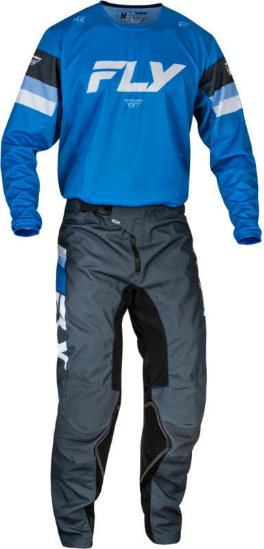 Pantalón FLY RACING KINETIC PRIX BRIGHT BLUE/CHARCOAL/WHT TALLA 36