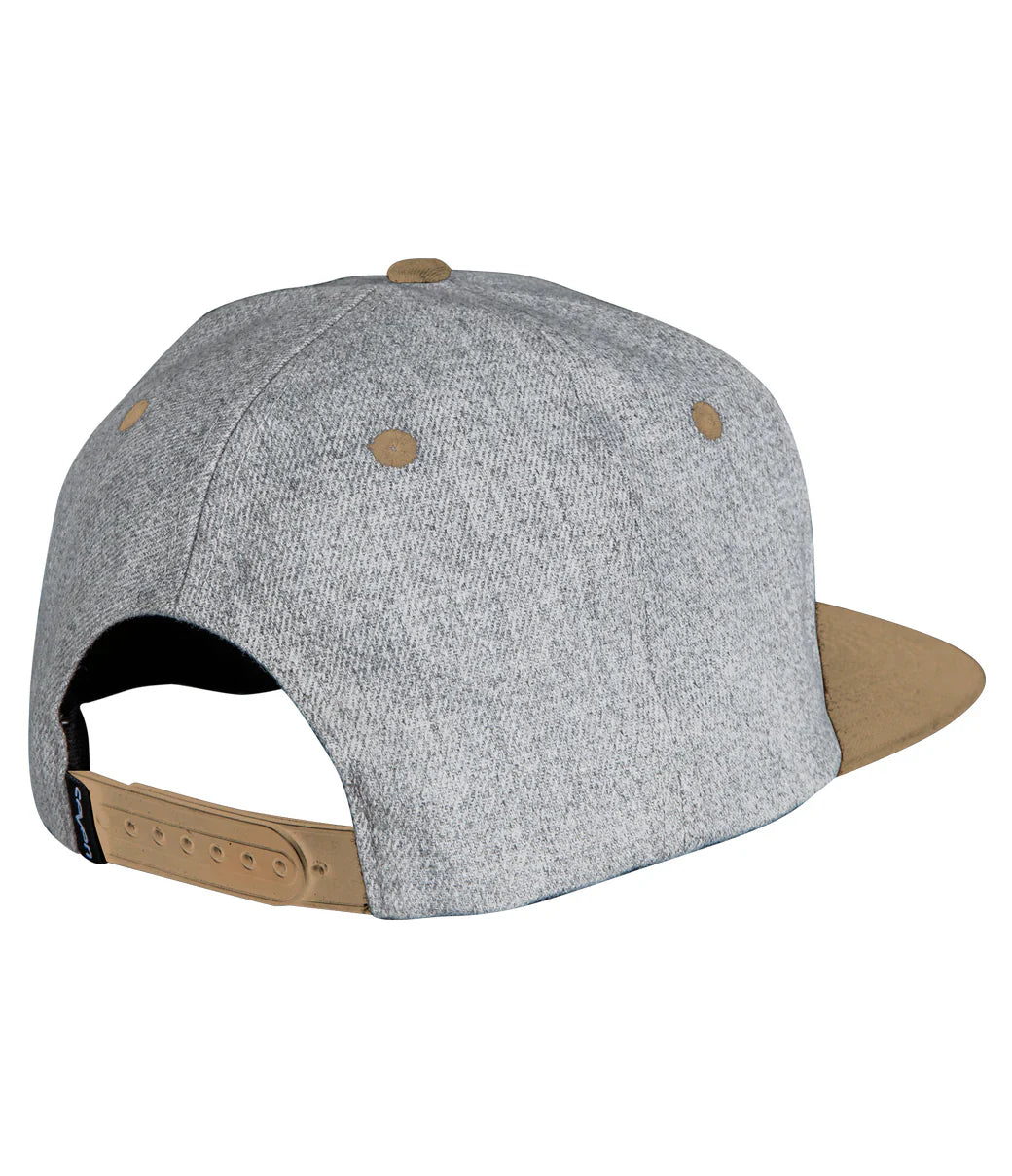 SEVEN DOT HAT HEATHER GRAY/KHAKI