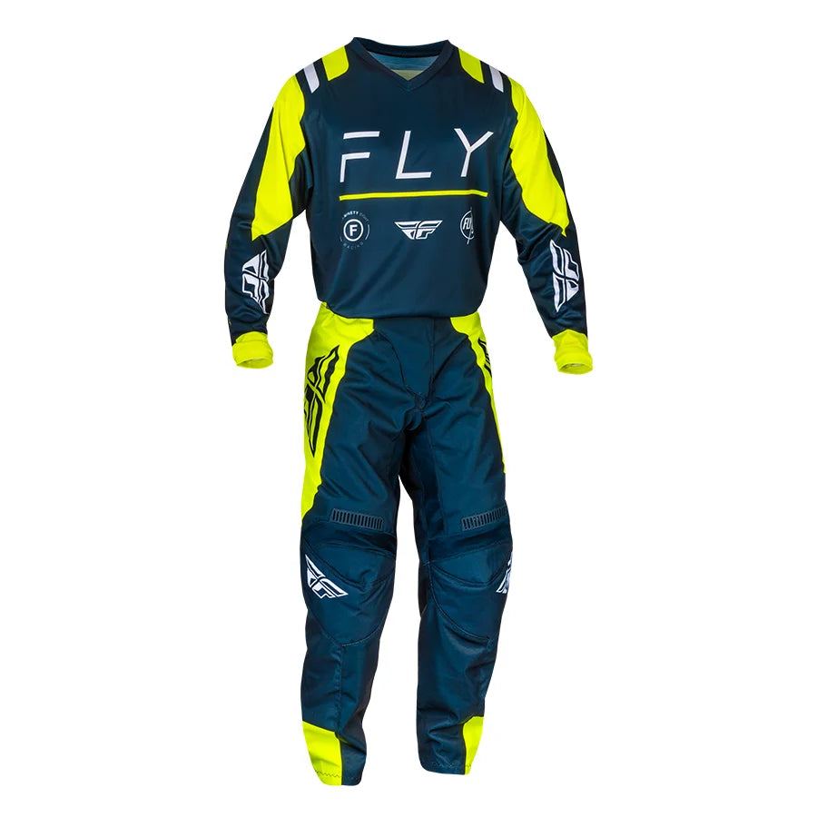 Polera FLY RACING F-16 NAVY HI/VIS/WHITE