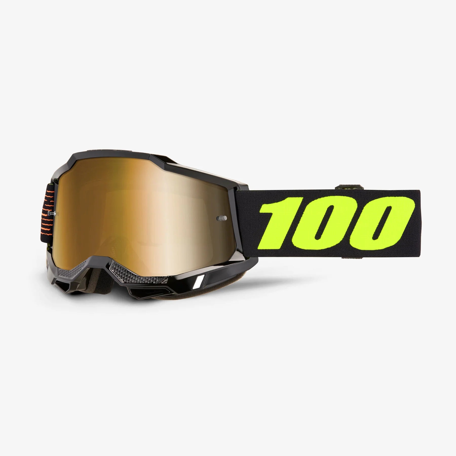 Antiparra 100% ACCURI 2 Goggle Fairbanks True Gold Mirror Lens