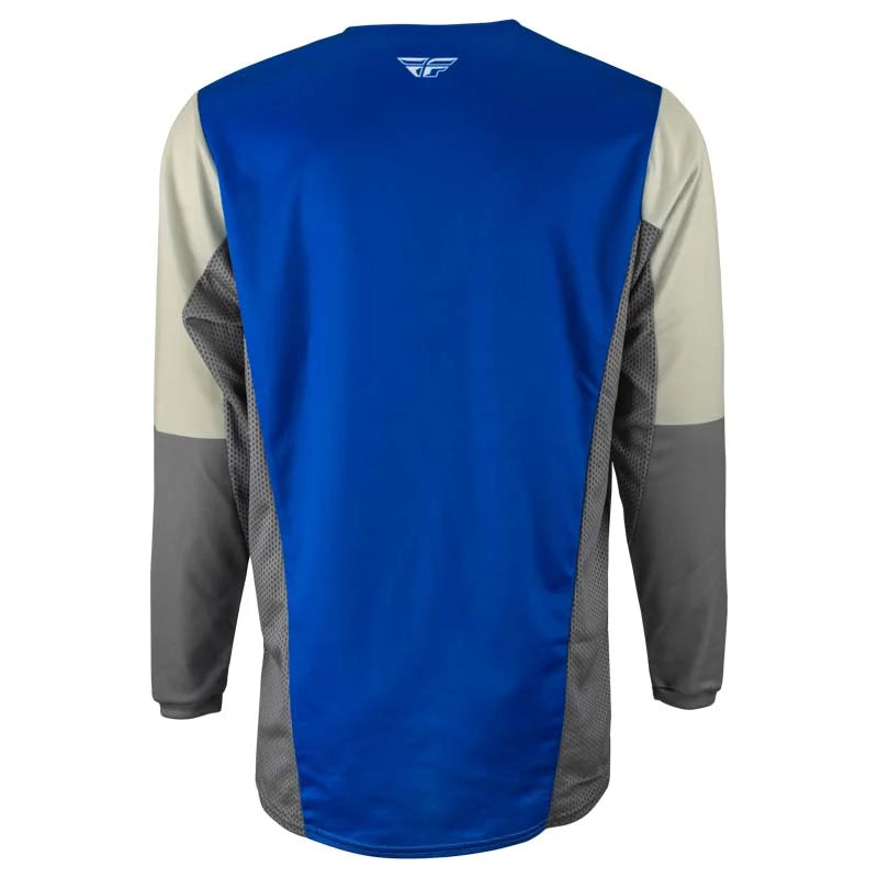 Polera FLY RACING KINETIC JET BLUE/GREY/WHITE