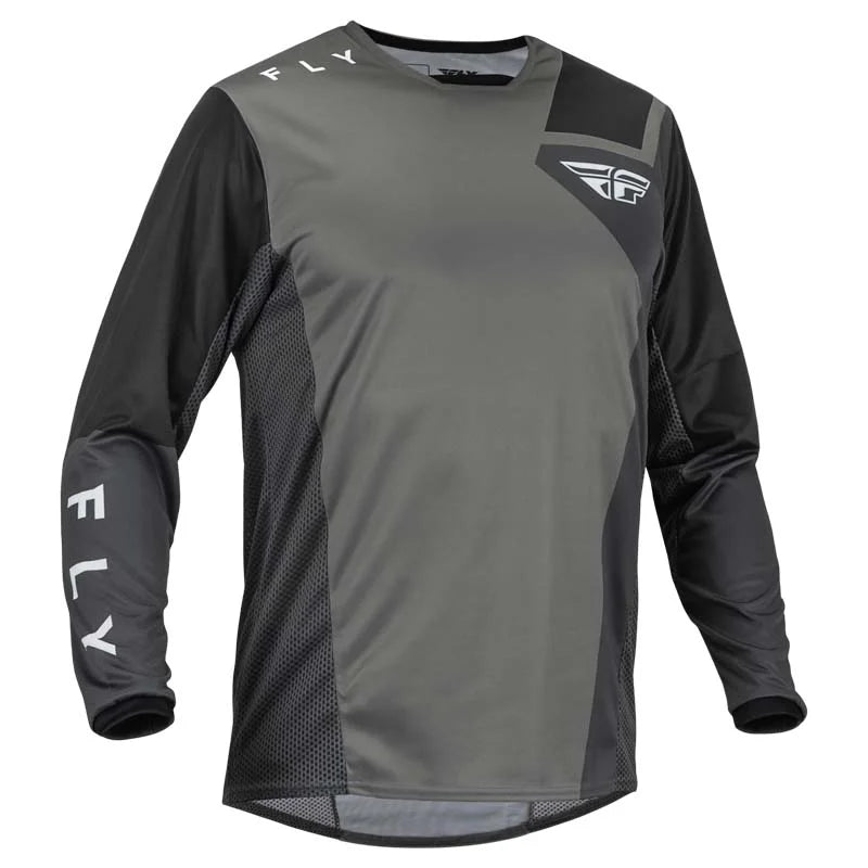 Polera FLY RACING KINETIC JET GREY/DARK GREY/BLACK