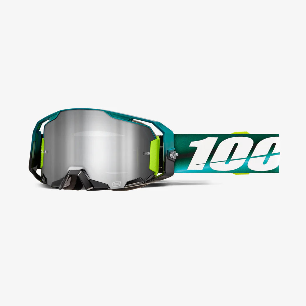 Antiparra 100% ARmatic Goggle Polarity Mirror Silver Lens