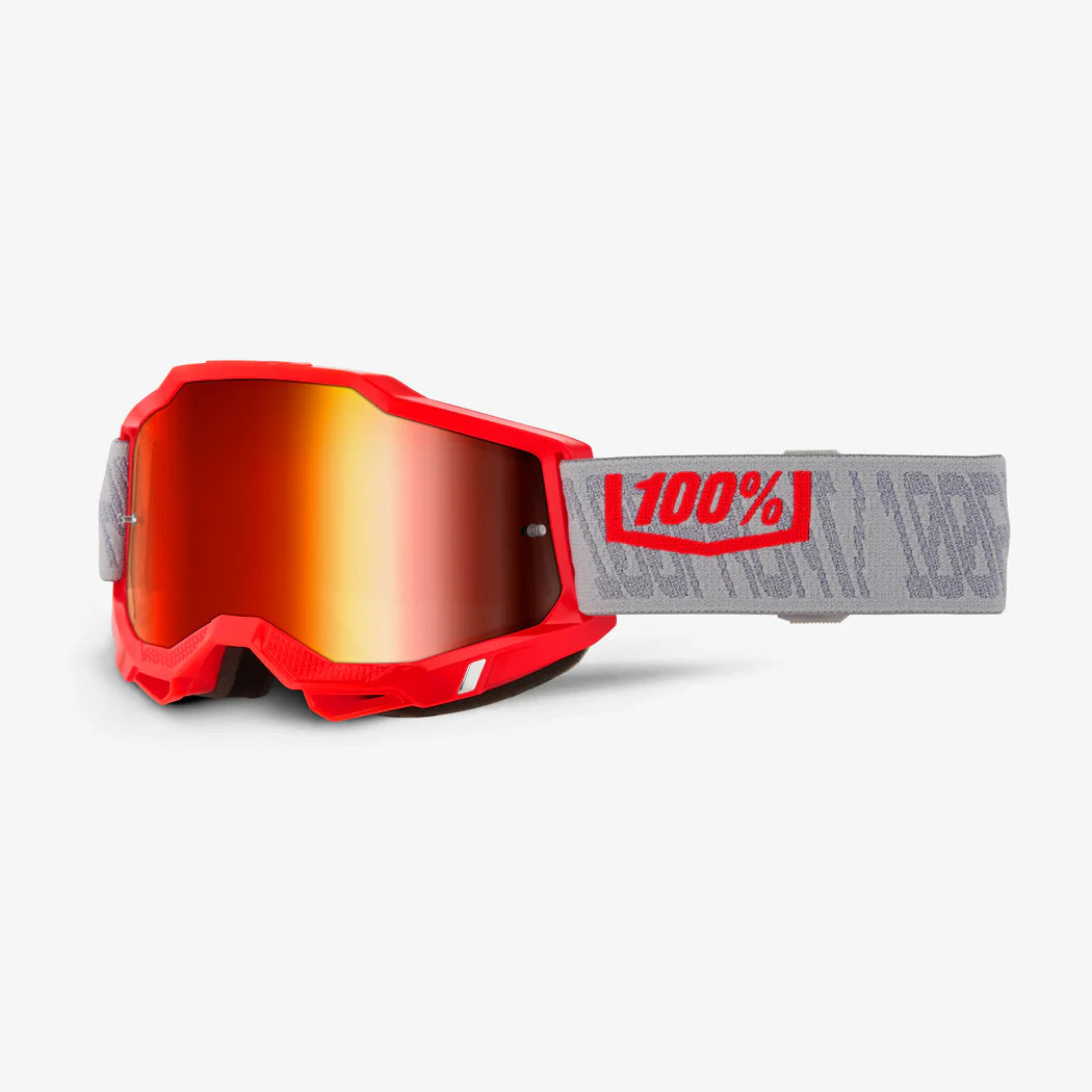 Antiparra 100% ACCURI 2 Gatorback-Red Mirror Silver Lens