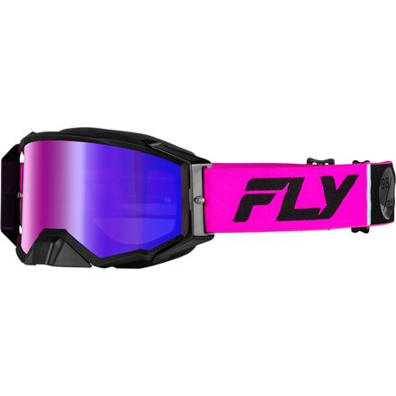 Antiparra FLY RACING ZONE PRO PINK/BLACK W/RED-BLUE MIRROR/SMOKE LENS
