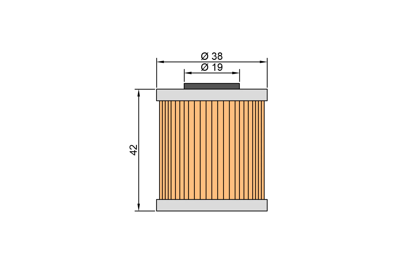 Filtro de Aceite TWIN AIR KAWASAKI/SUZUKI