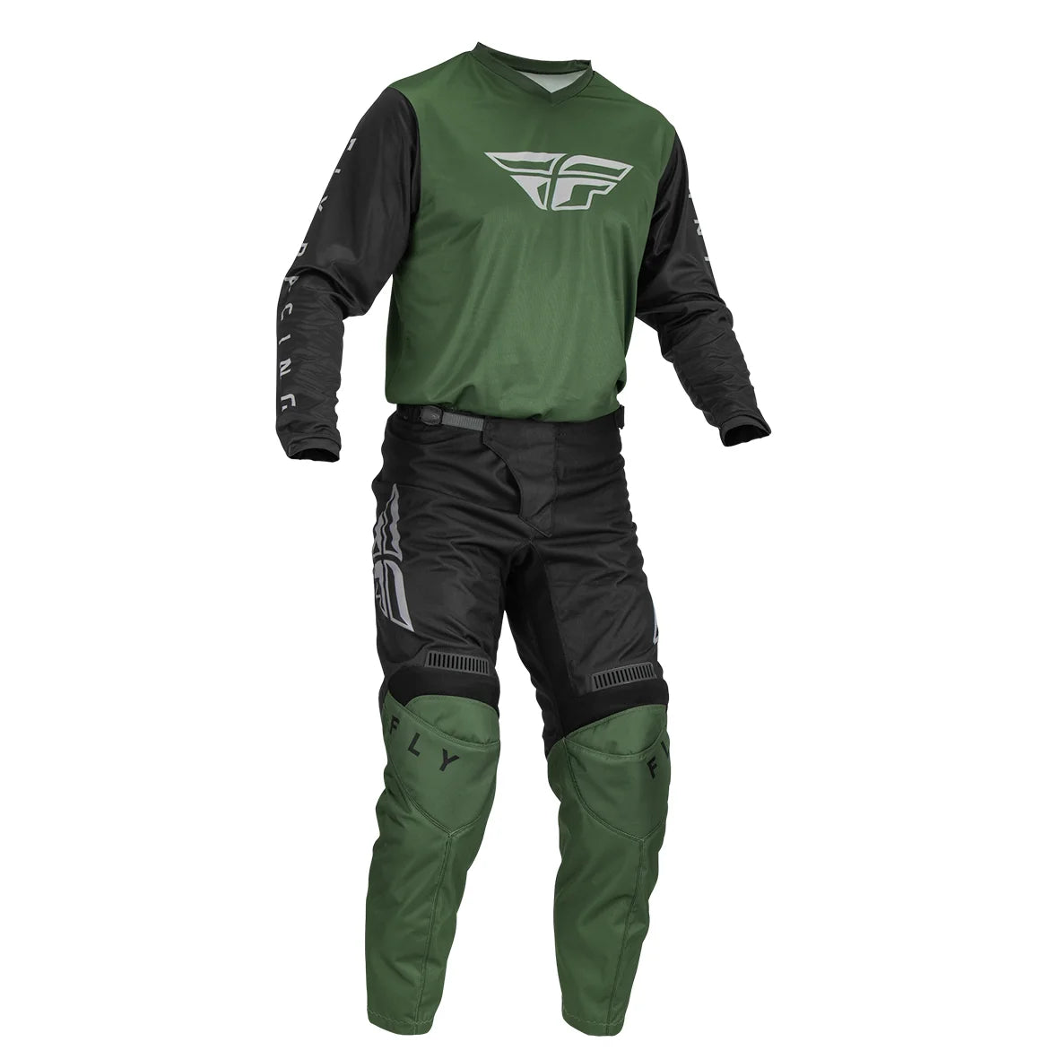 Polera FLY RACING F-16 OLIVE/GREEN/BLACK