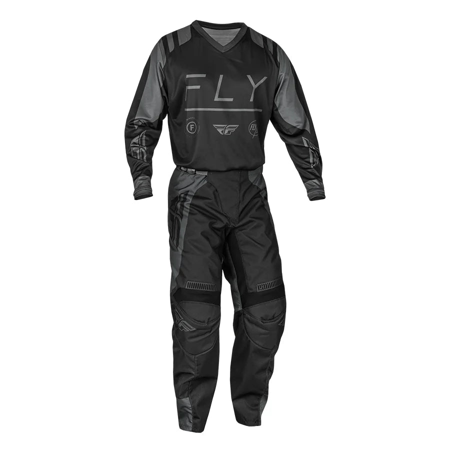 Polera FLY RACING F-16 BLACK/CHARCOAL