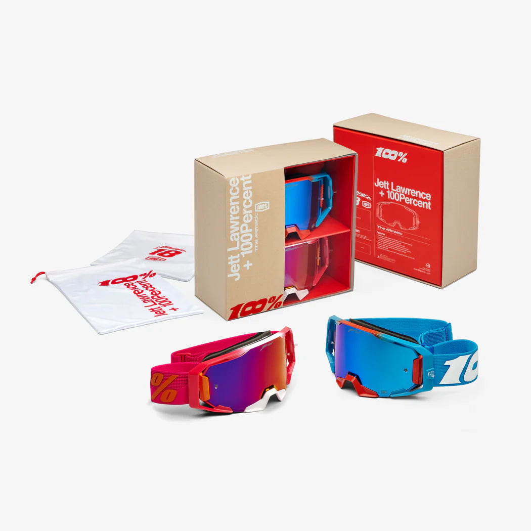 Antiparra 100% ARmatic Goggle Pack Jett Lawrence Edición Limitada