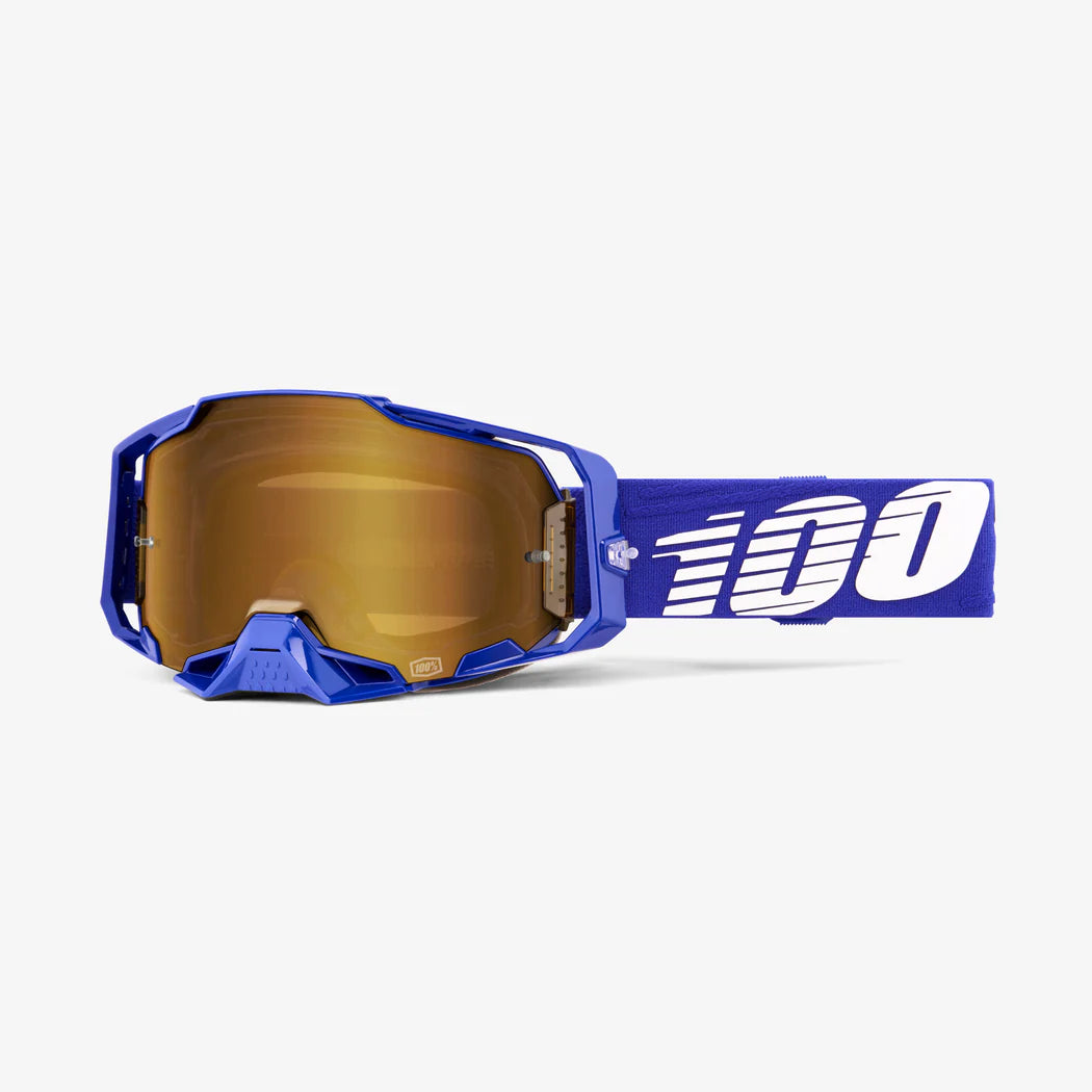 Antiparra 100% ARMEGA Goggle Klein True Gold Mirror Lens