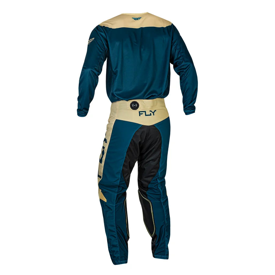 Pantalón FLY RACING KINETIC RELOAD IVORY NAVY COBALT