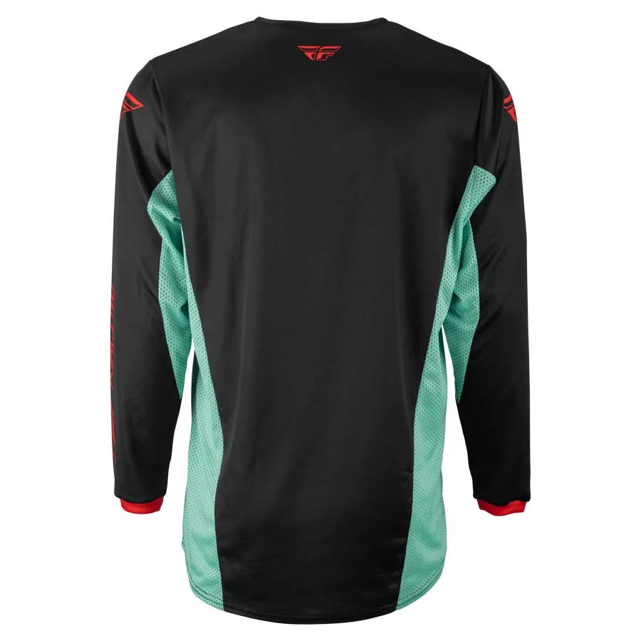 Polera FLY RACING KINETIC SE RAVE BLACK/MINT/RED