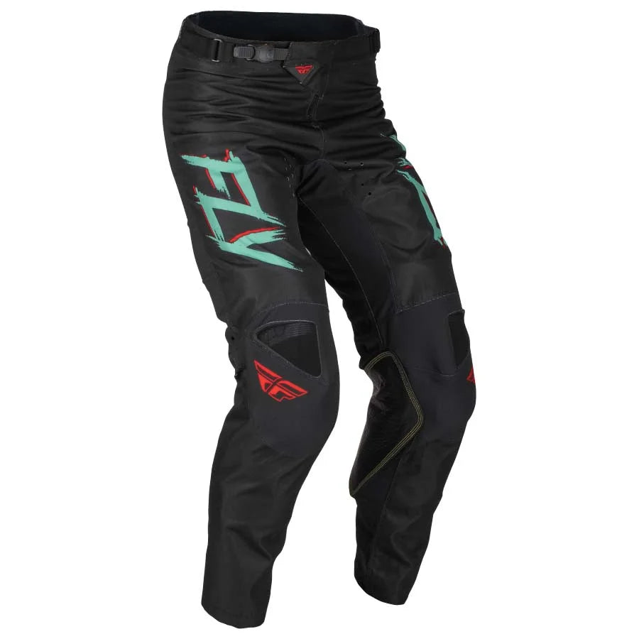Pantalón FLY RACING KINETIC S.E. RAVE BLACK/MINT/RED