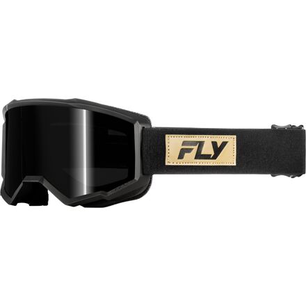 Antiparra FLY RACING Focus Sand Google BLACK/TAN W/ DARK SMOKE LENS