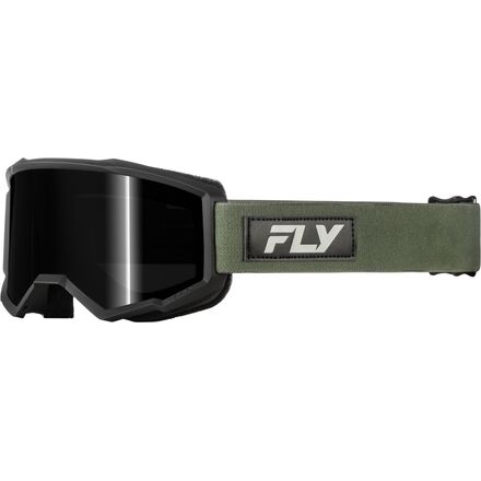 Antiparra FLY RACING Focus Sand Goggle GREEN/BLACK W/ DARK SMOKE LENS