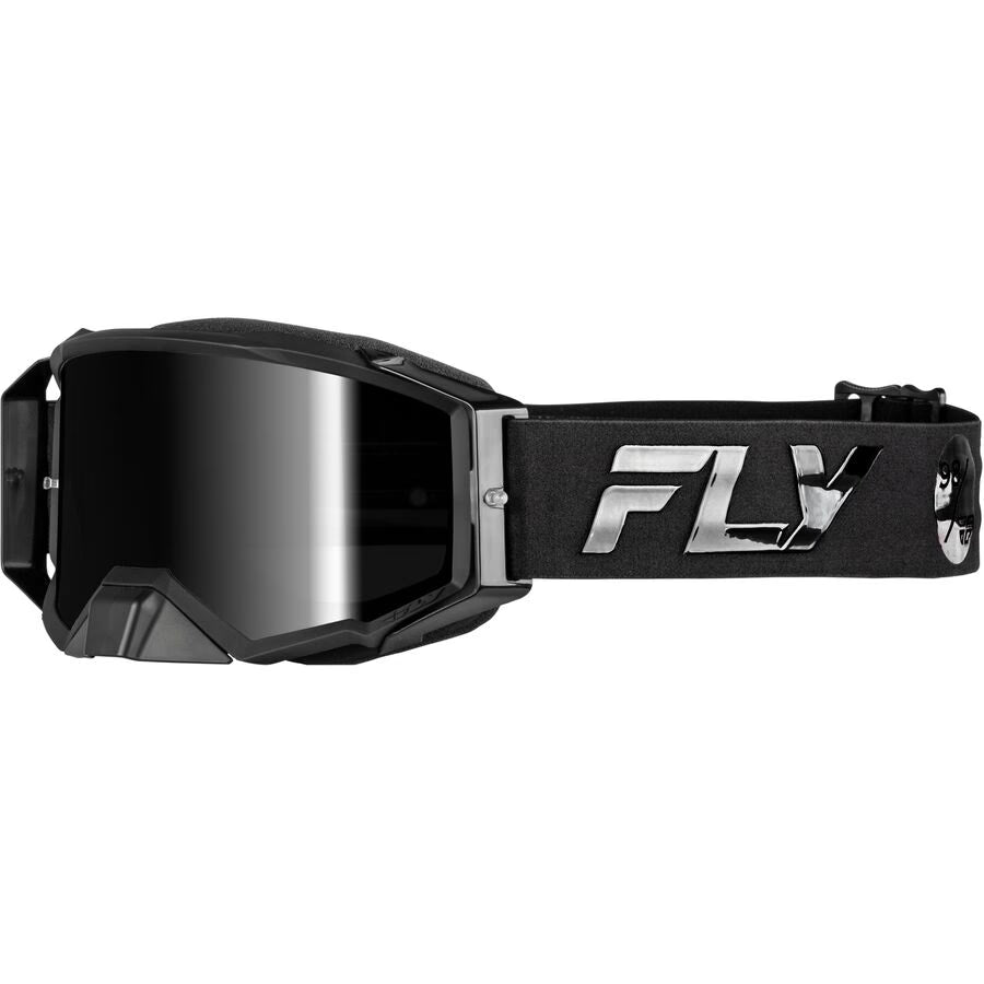 Antiparra FLY RACING ZONE PRO BLACK/BLACK W/BLACK MIRROR/SMOKE LENS