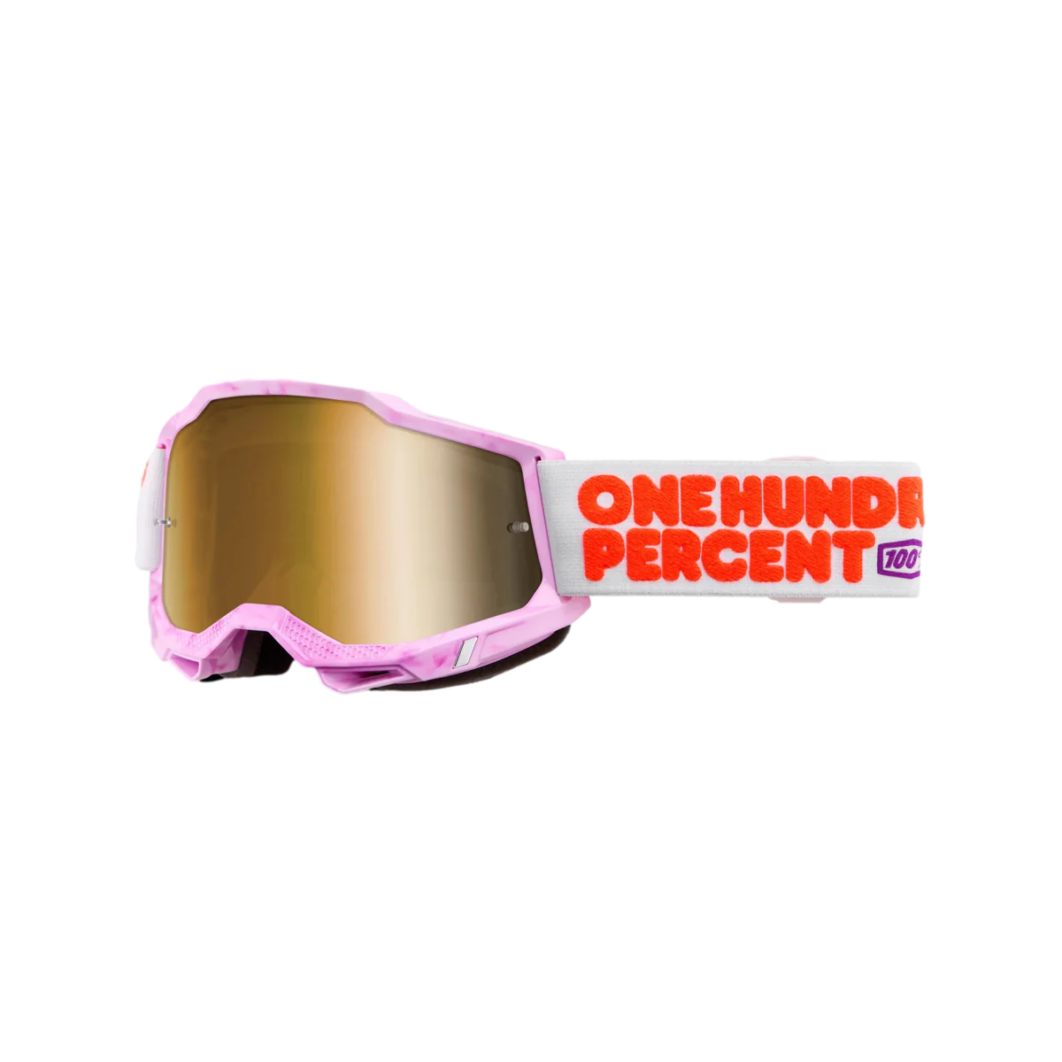 Antiparra 100% ACCURI 2 Goggle Hundreds-Mirror True Gold Lens