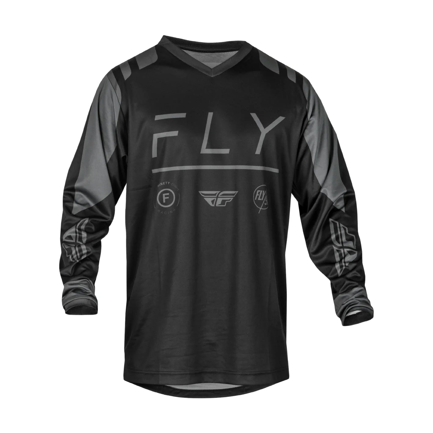 Polera FLY RACING F-16 BLACK/CHARCOAL