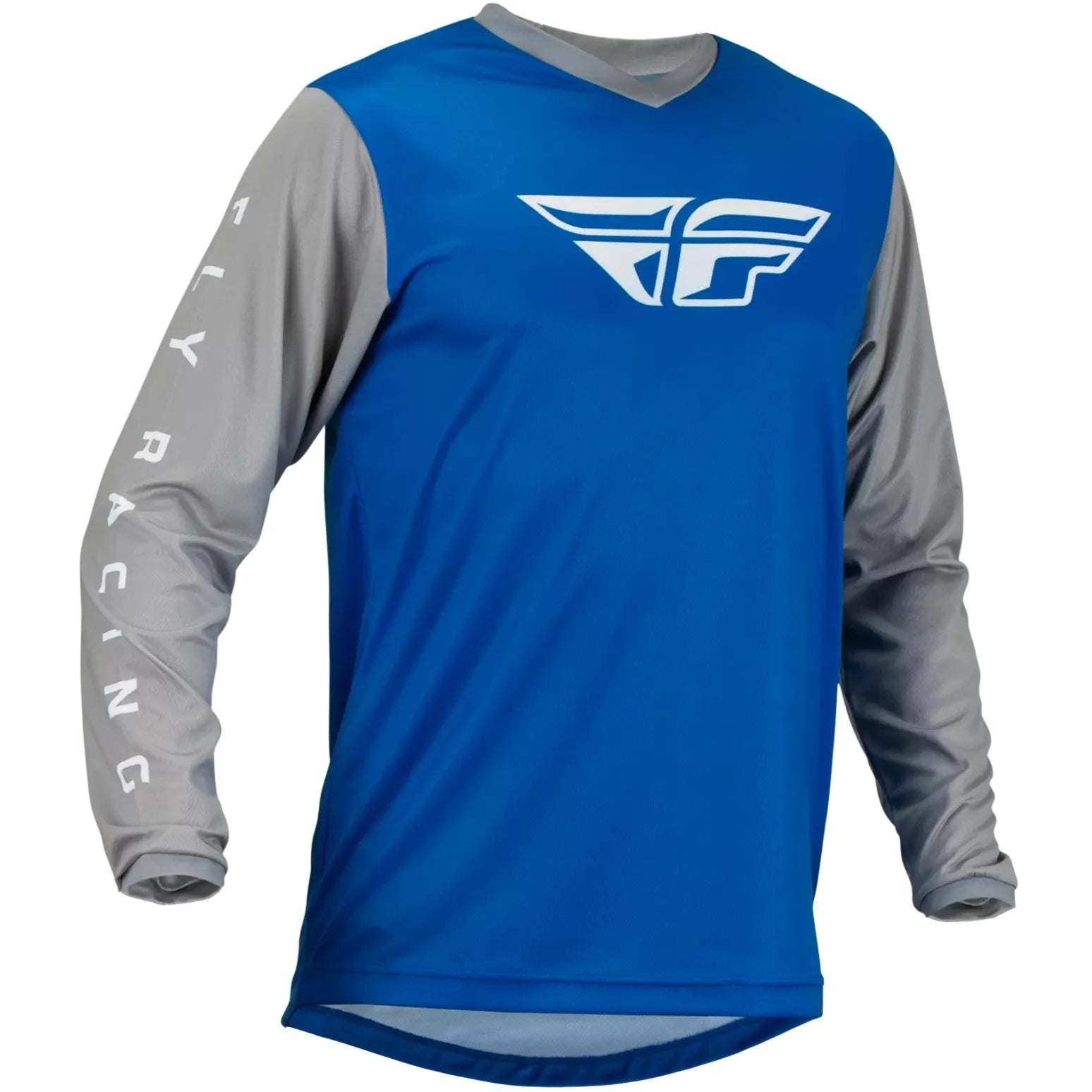 Polera FLY RACING F-16 BLUE/GREY
